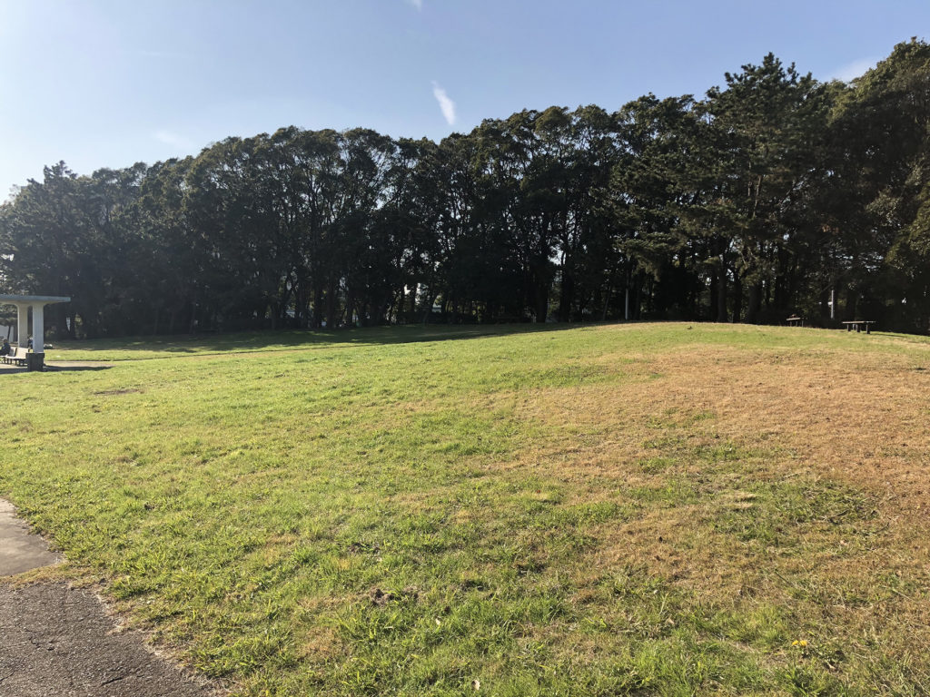 北側のBBQ広場